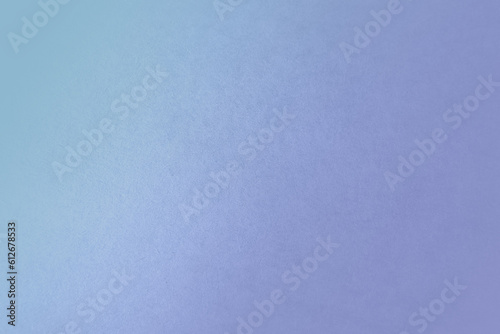 Pastel light blue two tone color gradation with purple paint on kraft cardboard box blank cardboard box paper texture background with space minimal style