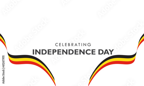 Belgium national day greeting card, banner with template text vector illustration. Belgian memorial holiday