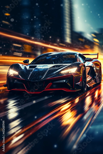 super car in future. Generative AI	