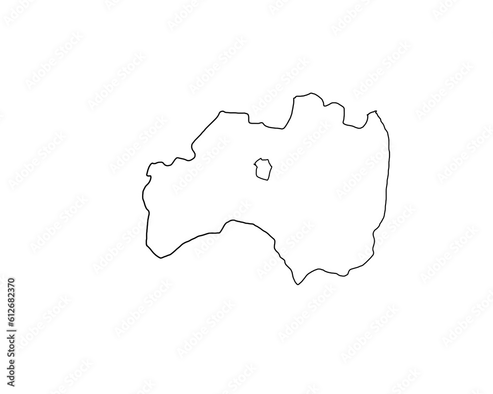 福島県　地形地図