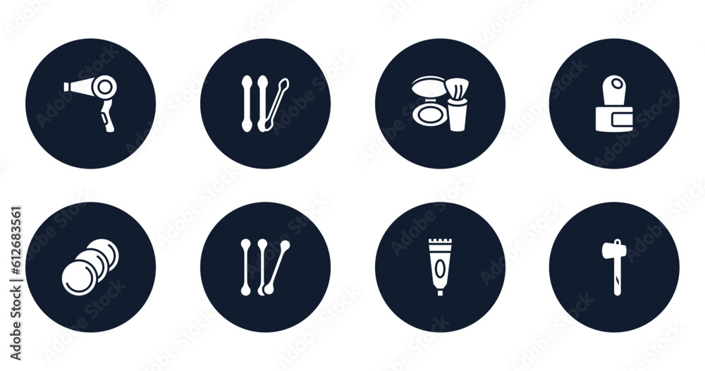 sauna filled icons set. flat filled icons sheet included hairdryer, cotton swab, blush, cuticle, cotton discs, cotton buds, tooth paste, ax vector. sauna filled icons set. flat filled icons sheet included hairdryer, cotton swab, blush, cuticle, cotton discs, cotton buds, tooth paste, ax vector.
