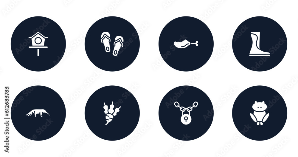 nature filled icons set. flat filled icons sheet included bird house, flip flops, leg, wellington, anteater, beet, locks, toad vector. nature filled icons set. flat filled icons sheet included bird house, flip flops, leg, wellington, anteater, beet, locks, toad vector.