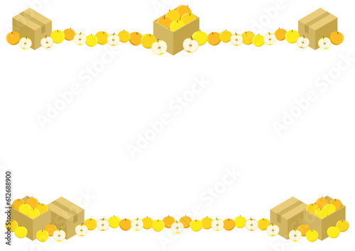 梨のフレーム※Affinity Designer作成svgファイル