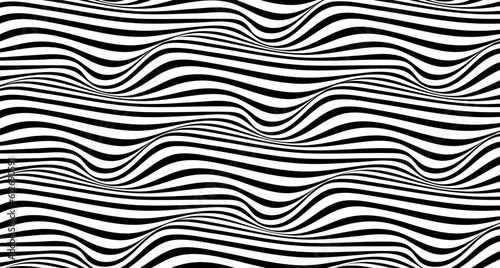 Wave of optical illusion.