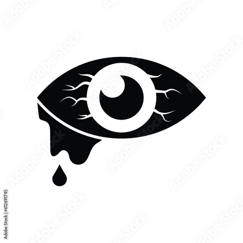 Conjunctivitis icon design, isolated on white background. vector illustration