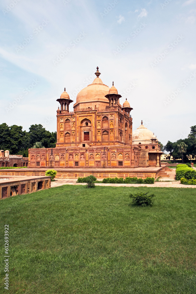 Khusro Bagh, sandstone mausoleum, Allahabad, Prayagraj, Uttar Pradesh, India