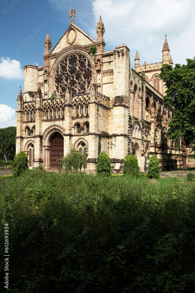 Fototapeta premium All Saints Cathedral, Allahabad, Prayagraj, Uttar Pradesh, India