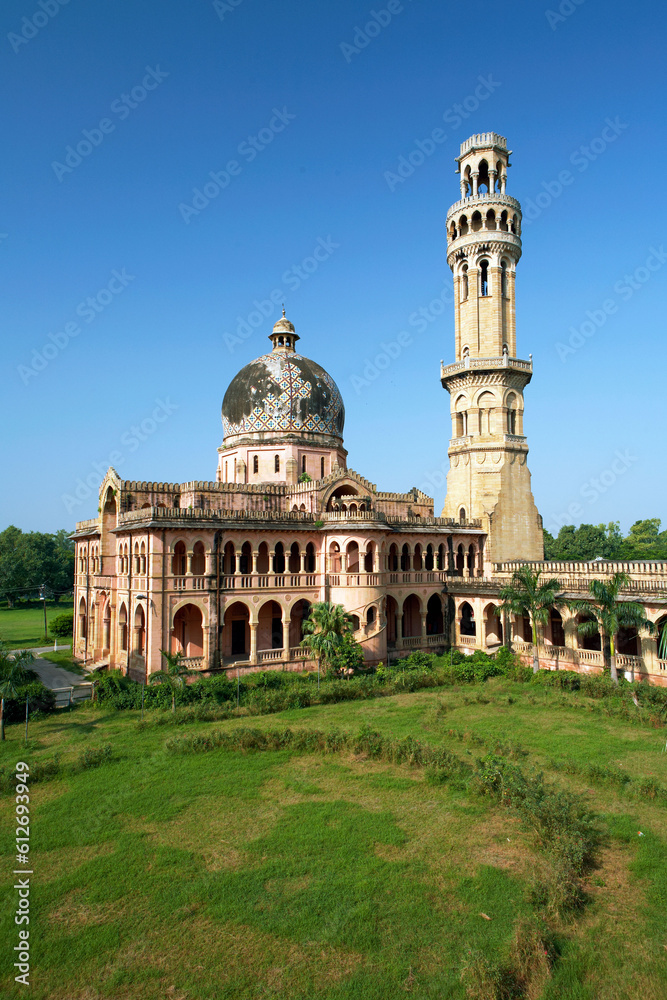 Muir Central College tower and dome of Allahabad University, Allahabad, Prayagraj, Uttar Pradesh, India