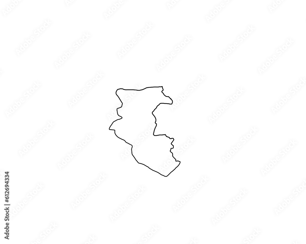 和歌山県　シンプル地形地図