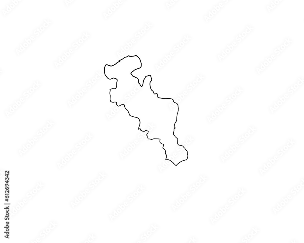 京都府　シンプル地形地図