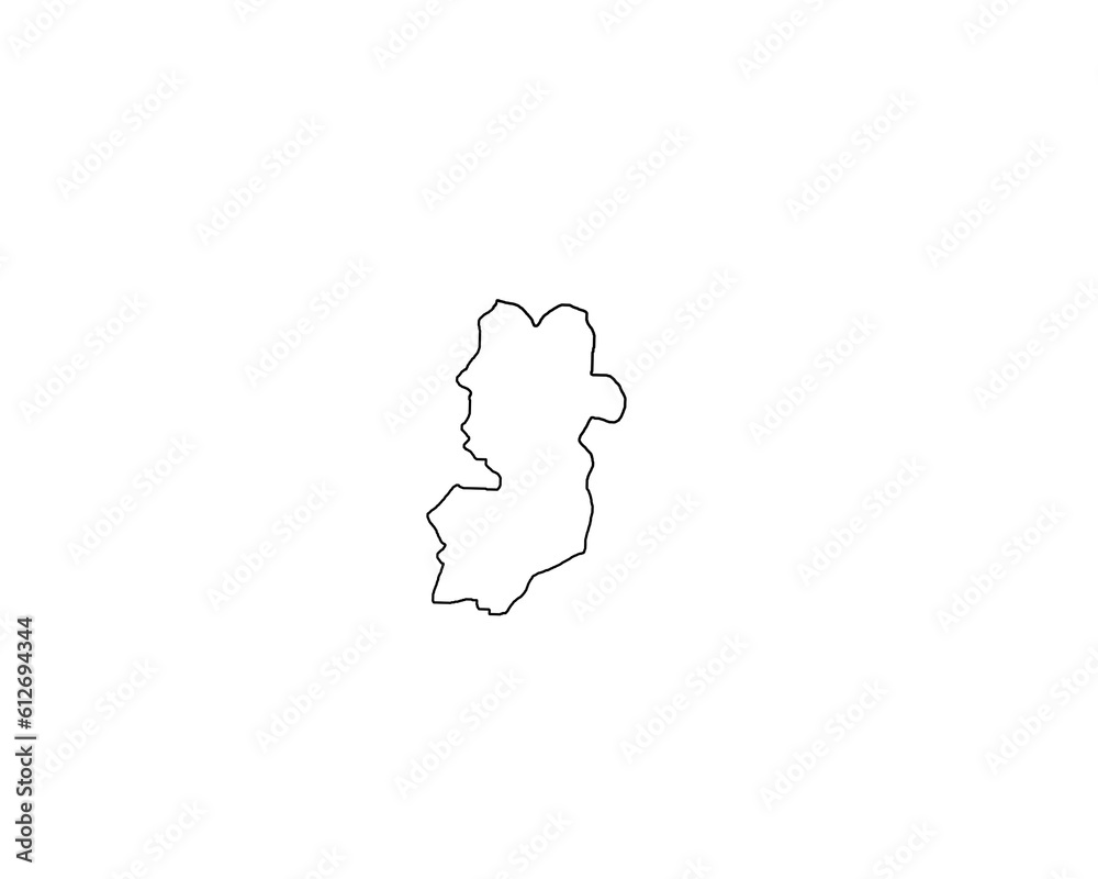 奈良県 シンプル地形地図 奈良県 シンプル地形地図