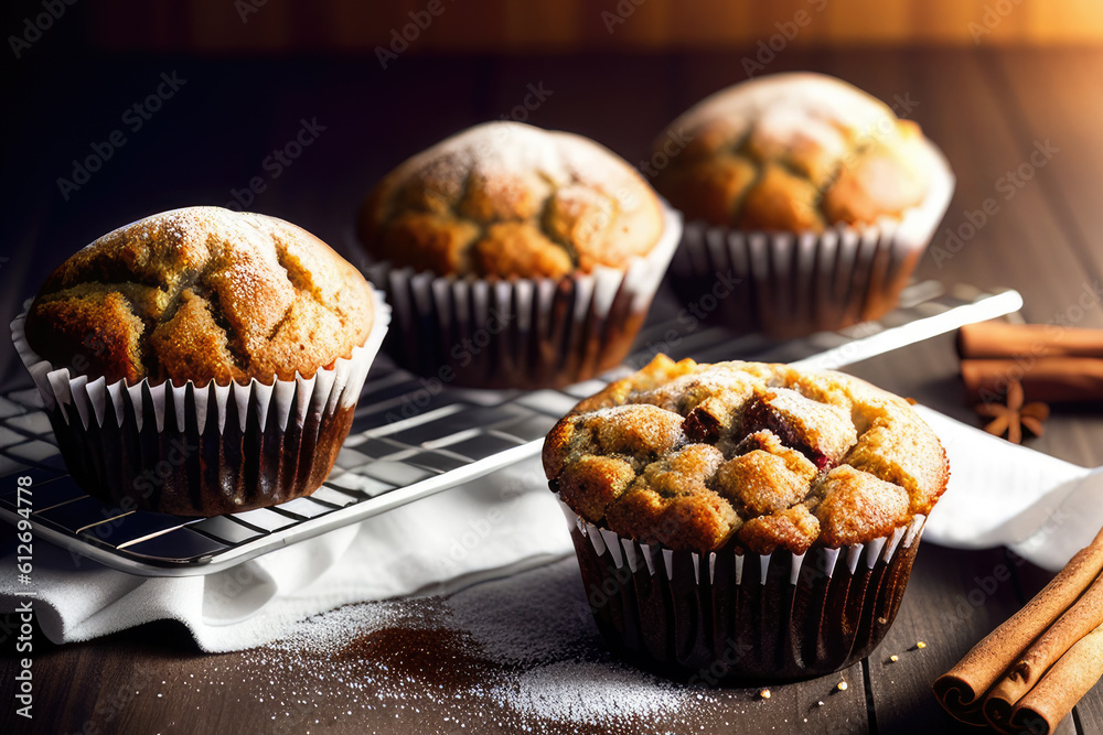 muffin, generated by artificial intelligence