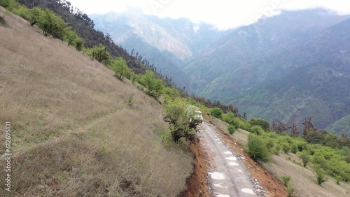 path in the mountains