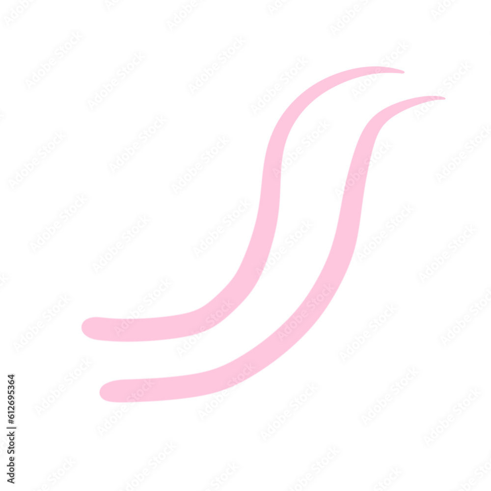 illustration of a pink ribbon illustration of a pink ribbon