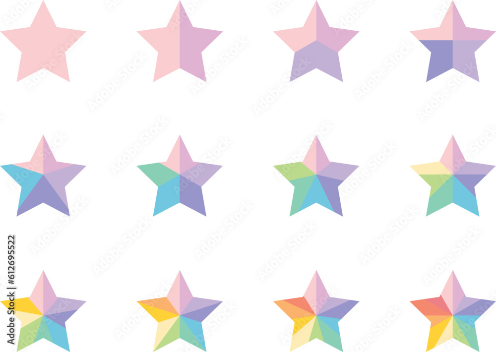 12 star chart parts. star 1 to 12 sections Percent graph, diagram statistic wheel. Slice vector graphic elements 12 star chart parts. star 1 to 12 sections Percent graph, diagram statistic wheel. Slice vector graphic elements