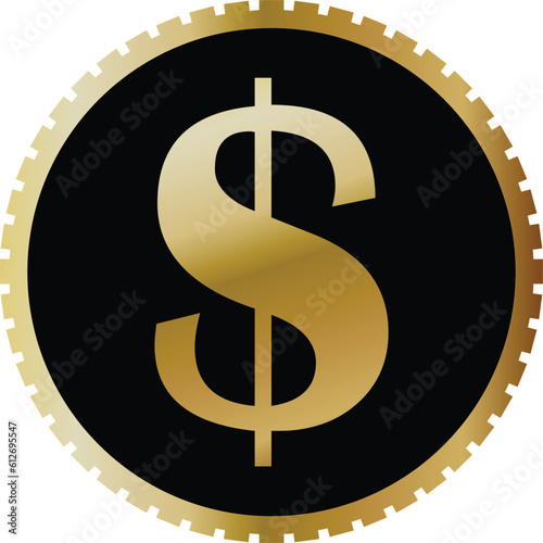 dollar sign vector image