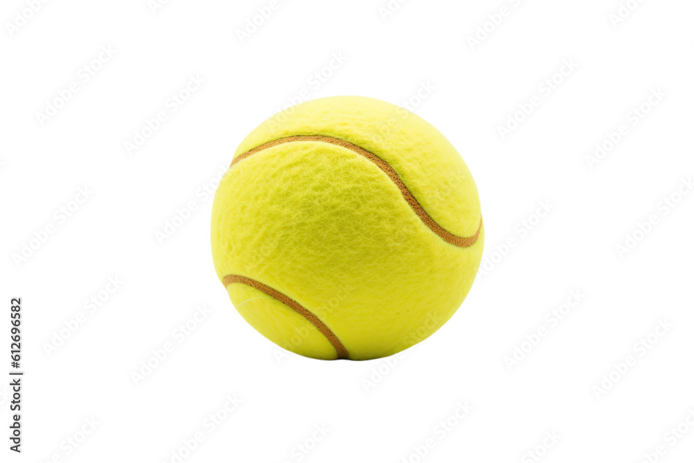 tennis ball isolated generative AI