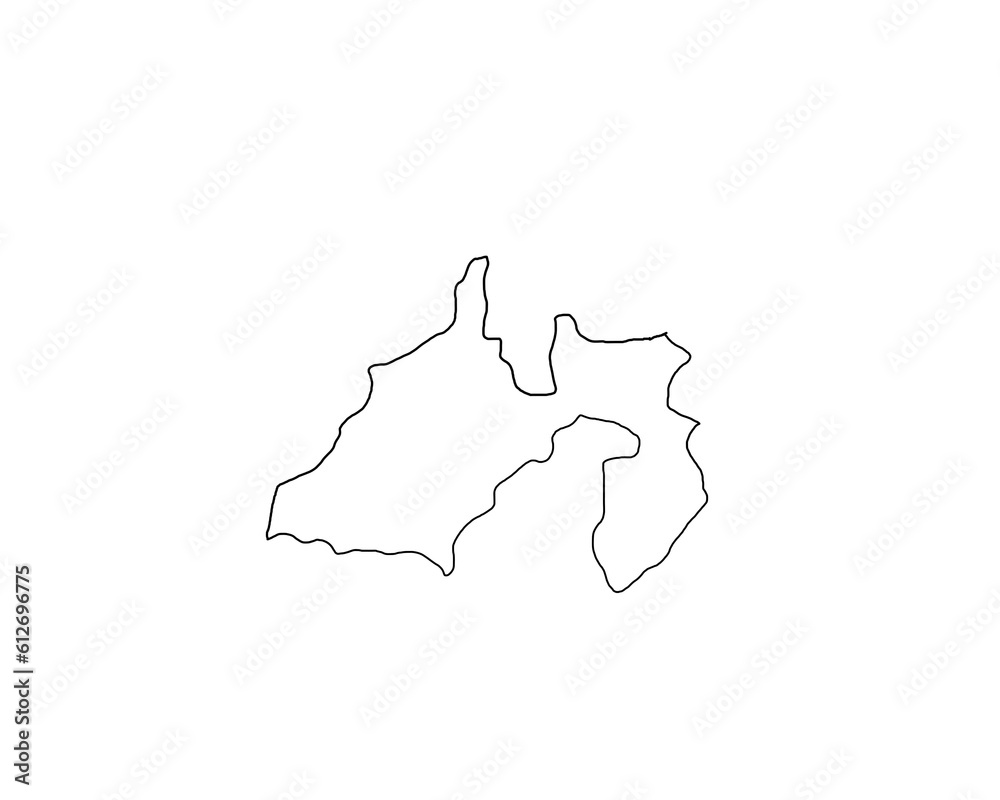 静岡県　シンプル地形地図