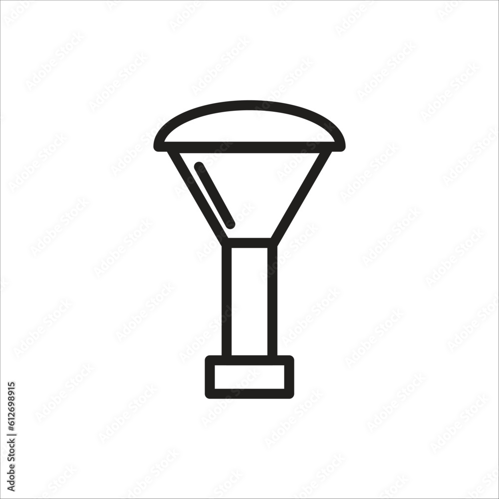 garden lamp vector icon logo template garden lamp vector icon logo template