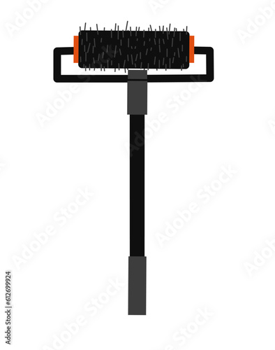 needle roller vector illustration on white background