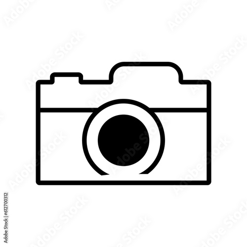 camera photography icon design vector