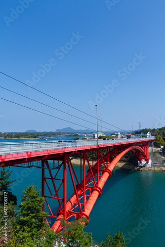 熊本県　天草　天草五橋　日本の風景　橋　海
