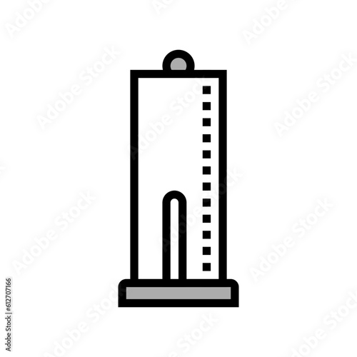 paper towel holder color icon vector. paper towel holder sign. isolated symbol illustration