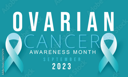 Ovarian Cancer Awareness month. background, banner, card, poster, template. Vector illustration.