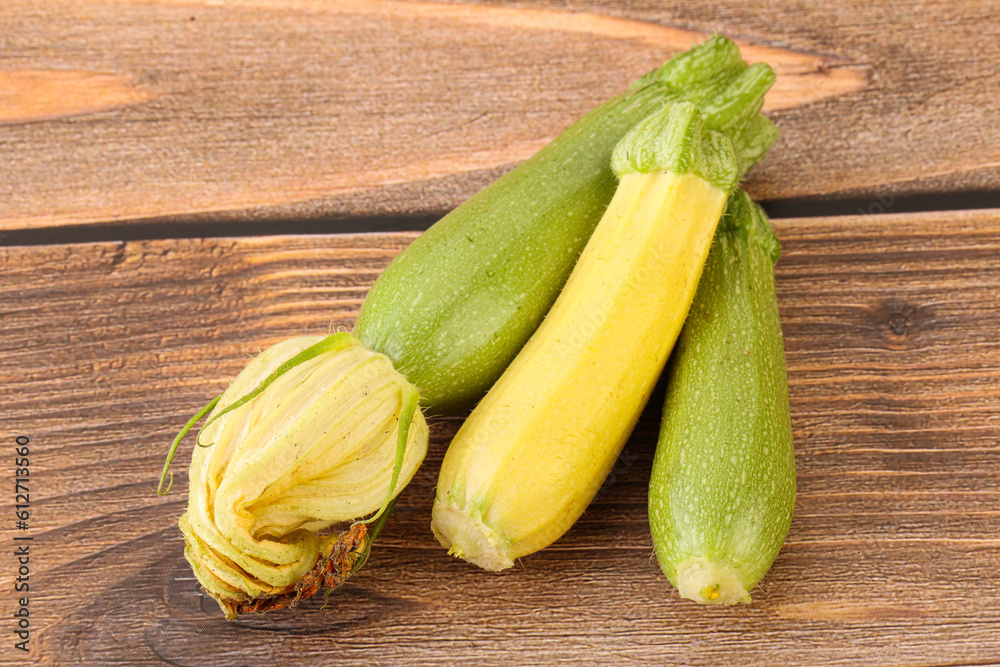 Raw baby organic zucchini heap Raw baby organic zucchini heap