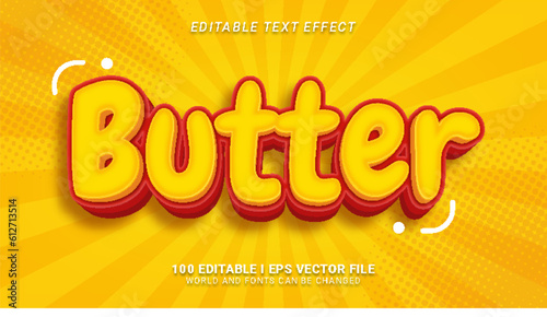 butter text effect