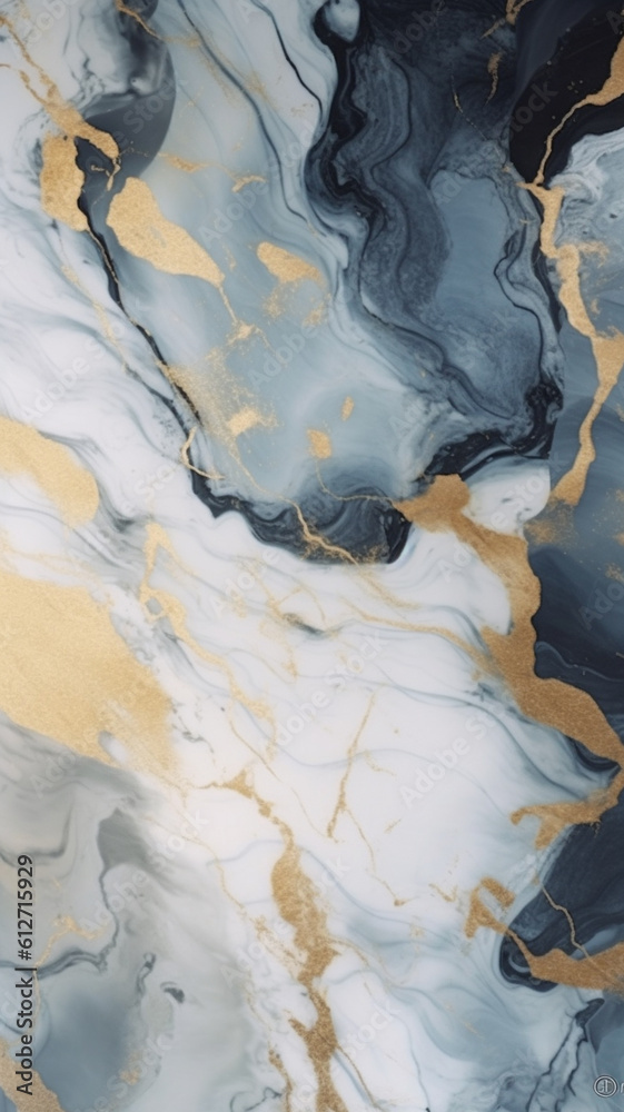 Obraz premium Marble wallpaper texture created with Generative AI technology