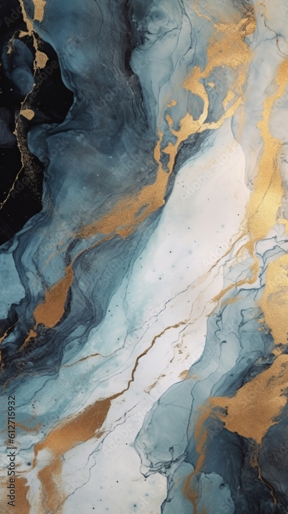 Naklejka premium Marble wallpaper texture created with Generative AI technology