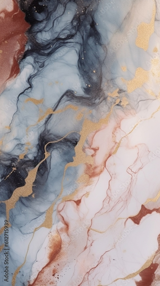 Marble wallpaper texture created with Generative AI technology