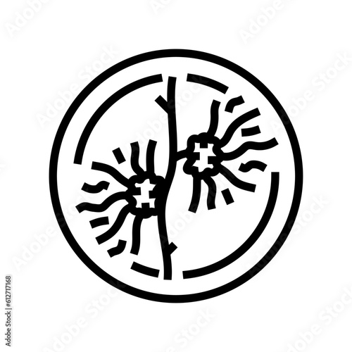 witch hazel cosmetic plant line icon vector. witch hazel cosmetic plant sign. isolated contour symbol black illustration