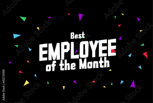 best employee of the month photo