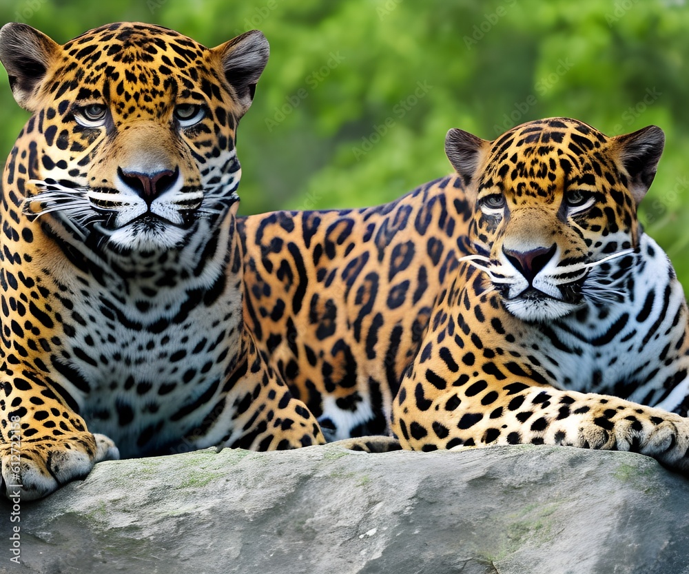 Obraz premium jaguars sitting