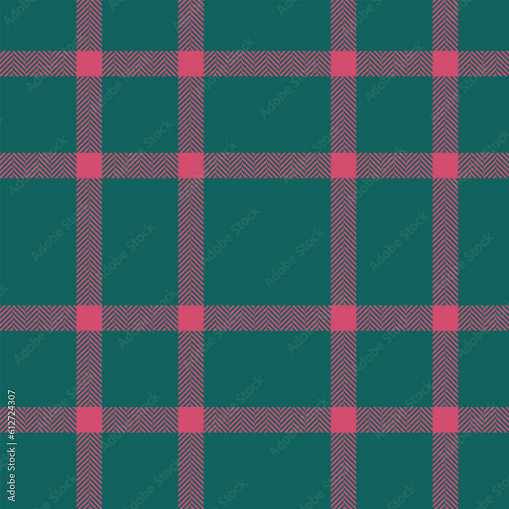 Background pattern check of vector textile fabric with a tartan texture plaid seamless.