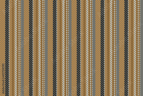 Textile pattern vertical of vector lines texture with a background seamless fabric stripe.