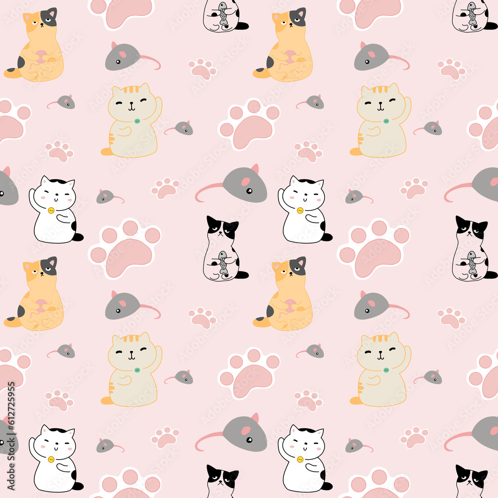 Fat cat looks cute and funny Fat cat looks cute and funny