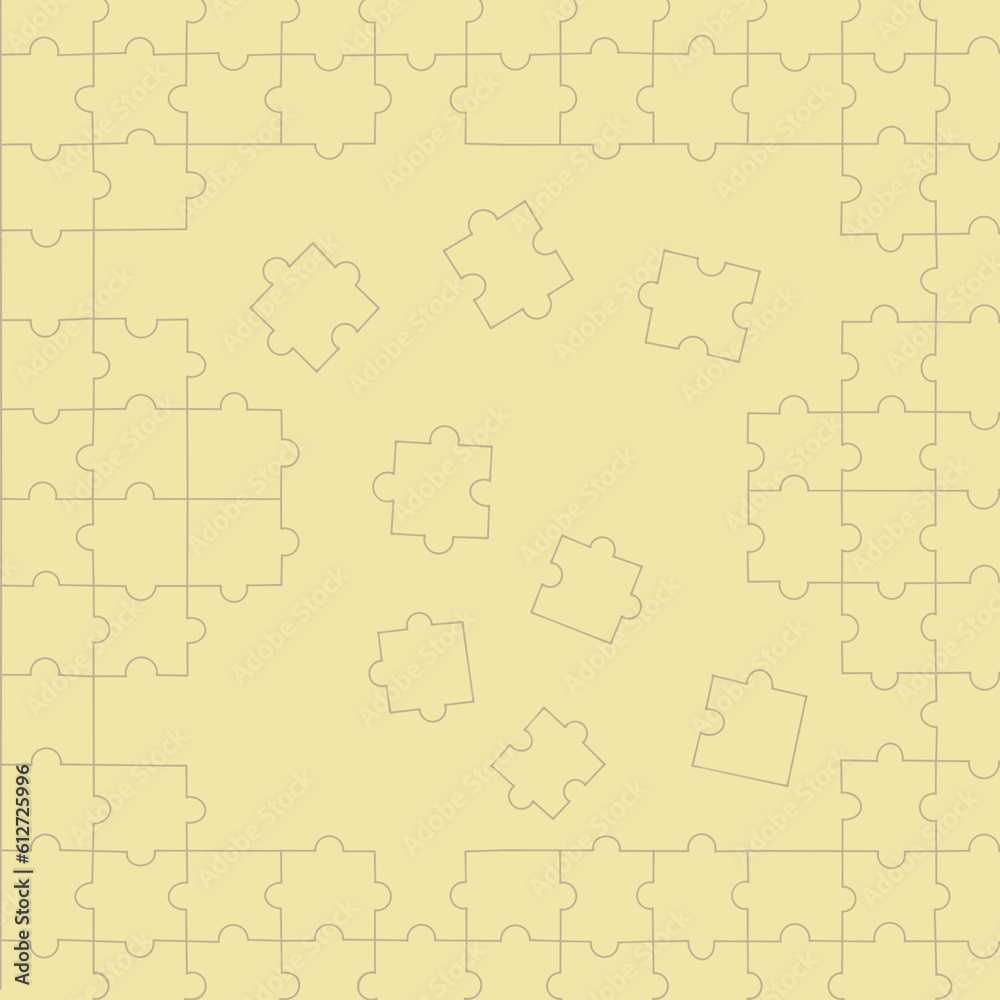 The puzzles of simple background image The puzzles of simple background image
