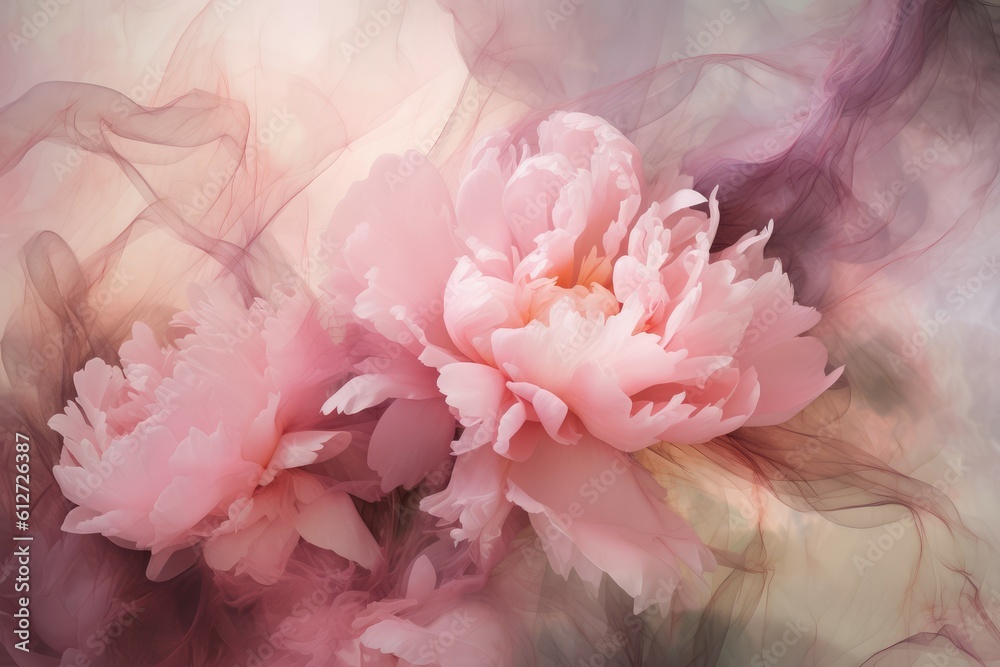 Pink peonies. Generate Ai Pink peonies. Generate Ai