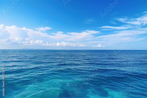 a beautiful blue sea background © IMAGE