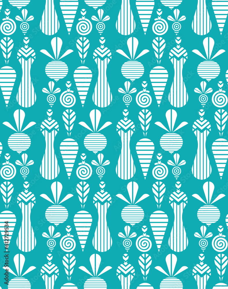 Vegetables geometric pattern seamless. Vegetable background Vegetables geometric pattern seamless. Vegetable background