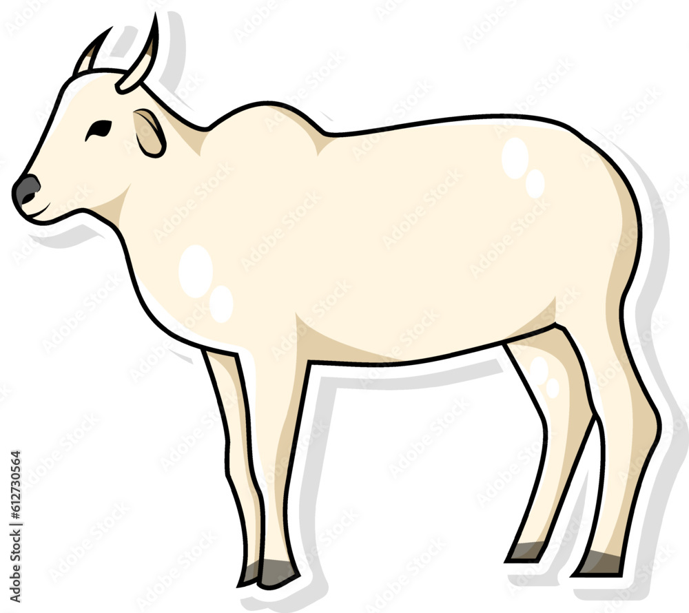 Obraz premium Cow Vector Illustration