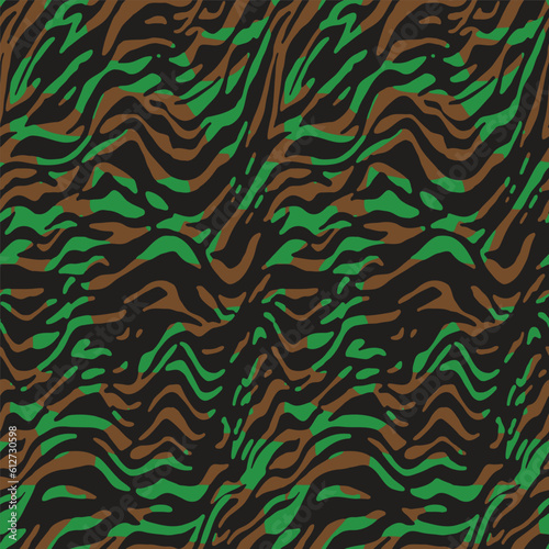 abstract green zebra pattern