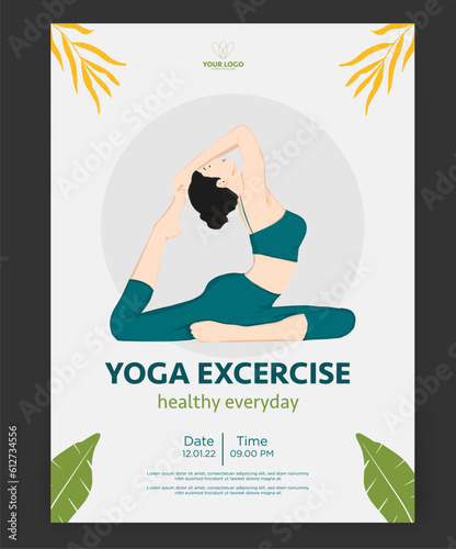 yoga meditation poster