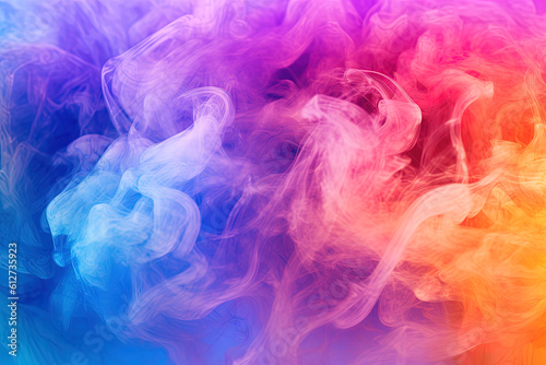 Colorful smoke background