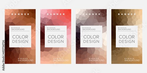 Abstract background banner vector design template  banner for print or web banner with colorful