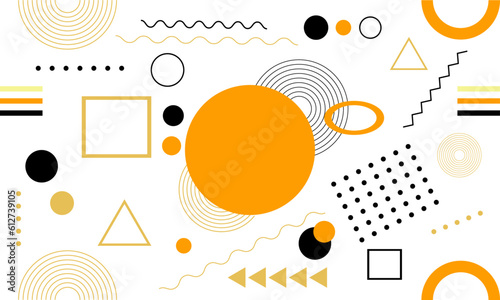 GEOMETRIC SEAMLESS PATTERN, BANNER, WALLPAPER, POSTER