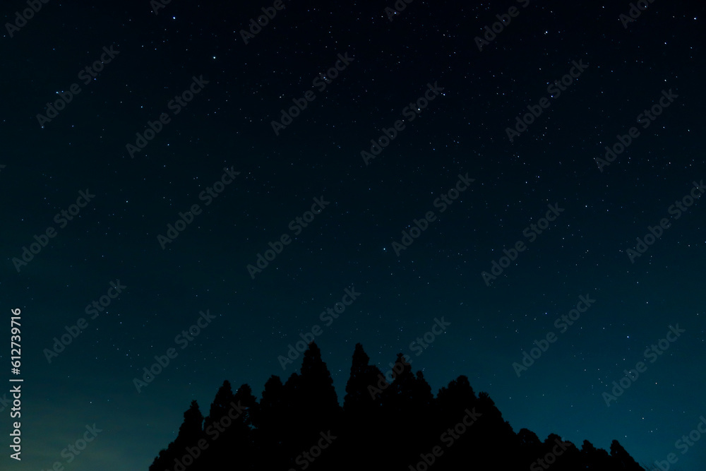 Naklejka premium 阿蘇 星空